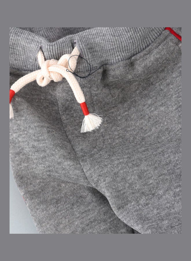 JAM Casual Knitted Joggers Light Grey Melange  - Image 5