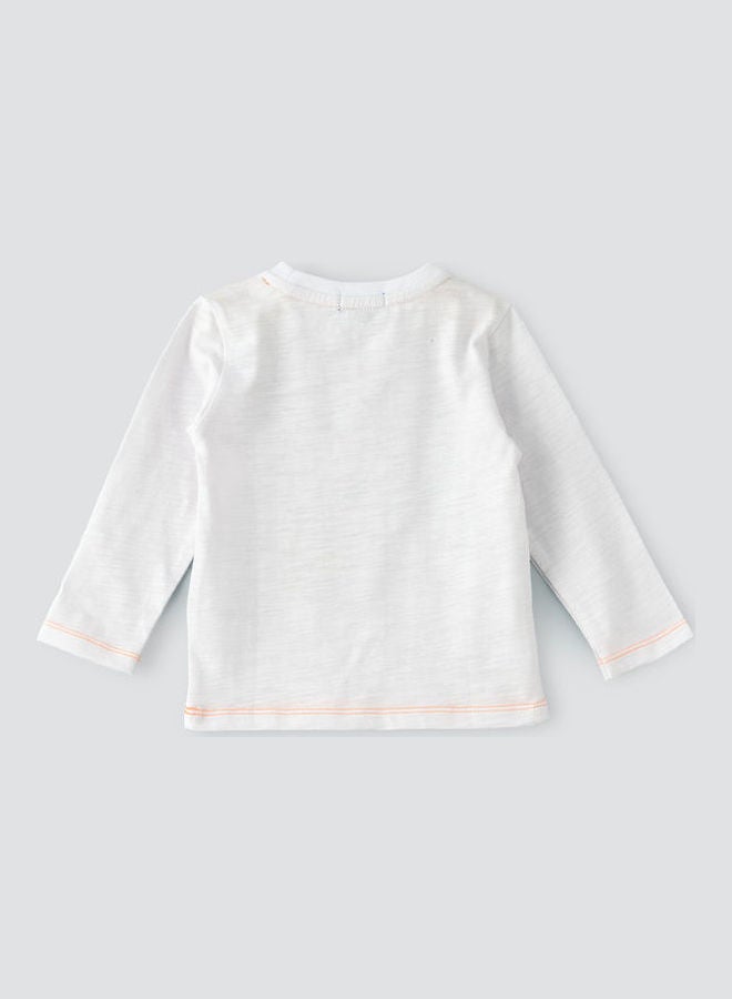 JAM AOP Knitted Sweatshirt White  - Image 2
