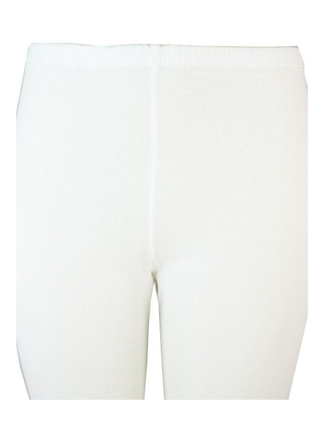 City Rose - 3 -Pieces Full Length Inner Leggings White - Image 1