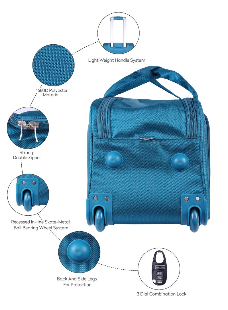 PARAJOHN 3-Piece Travel Luggage Duffel Bag Set Blue  - Image 2