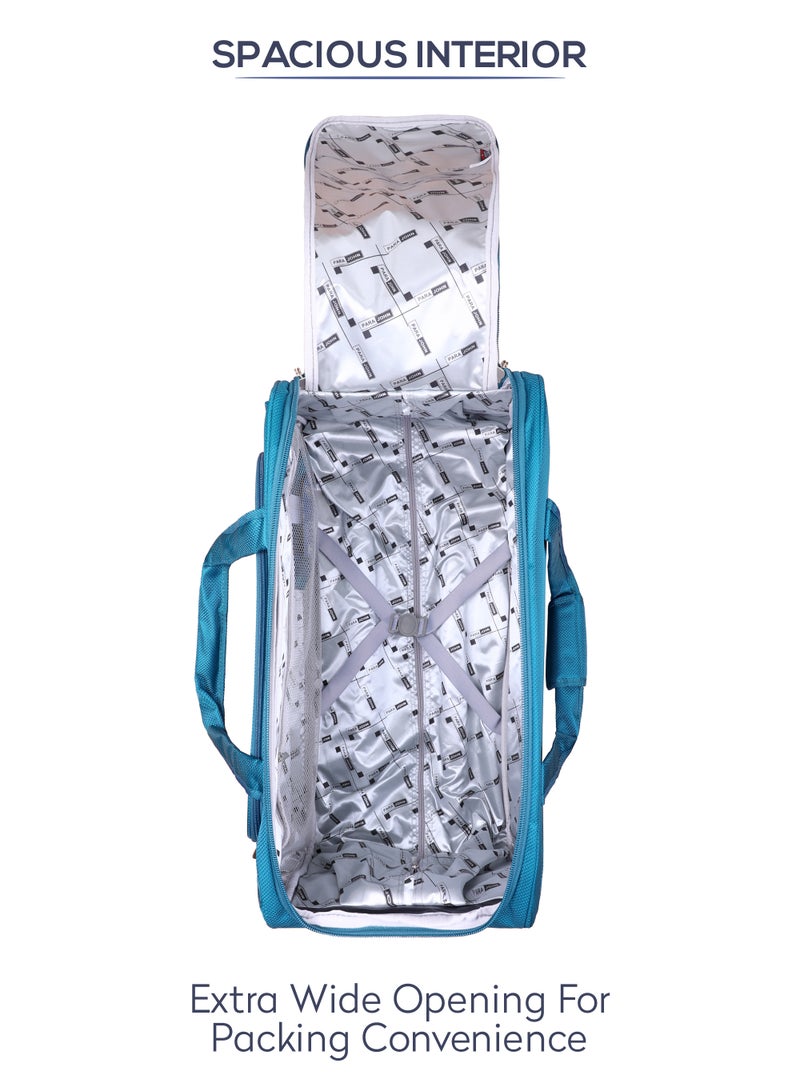 بارا جون طقم حقائب سفر دافل من 3 قطع أزرق - Image 2