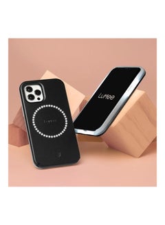 LuMee Halo Selfie Light Case For iPhone 13 Matte Black  - Image 3