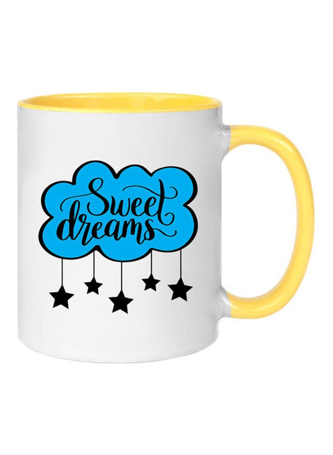 MEC Sweet Dreams Mug Yellow/White 