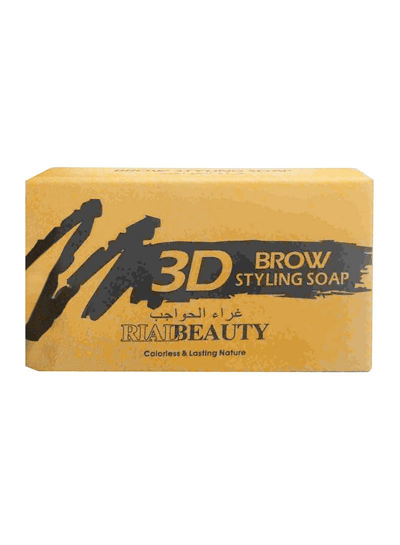 RIAL BEAUTY Styling Soap Eyebrow Gel With Brush Black  - Image 1