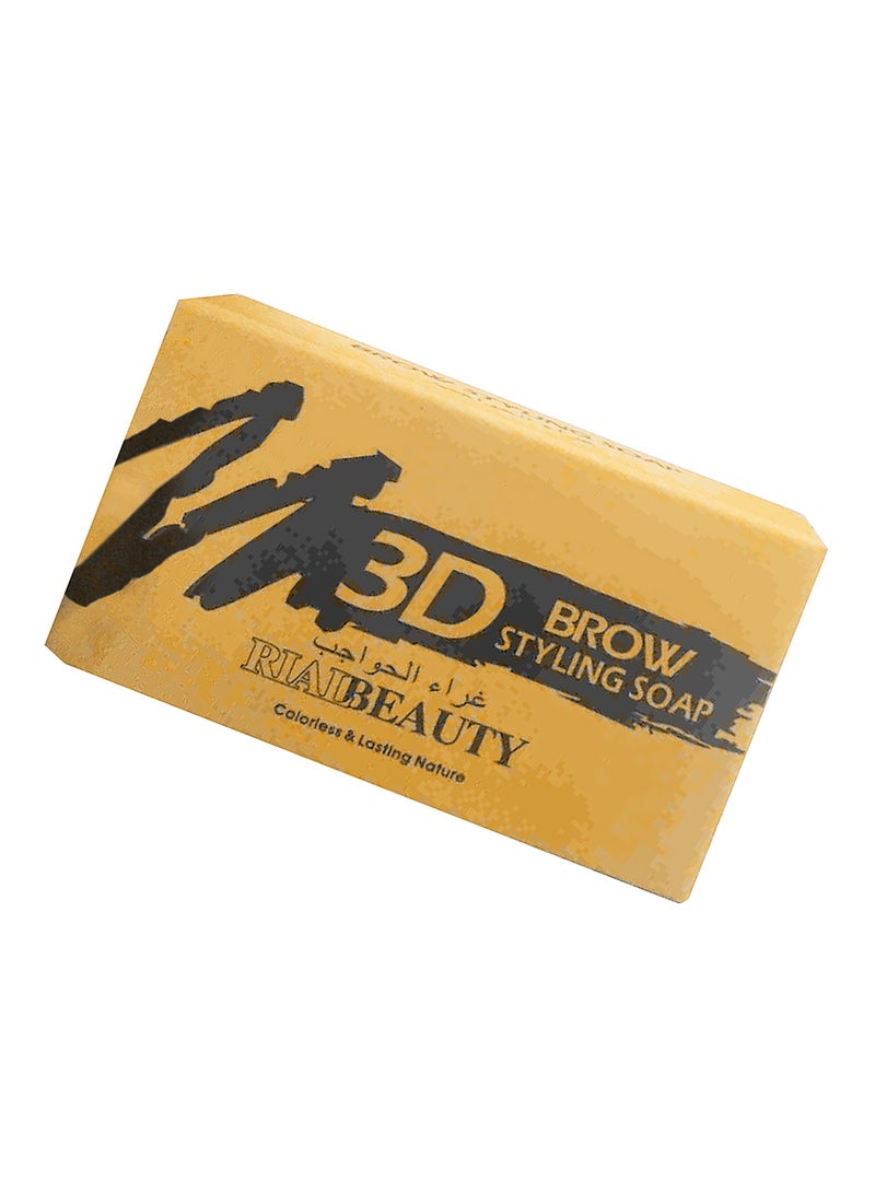 RIAL BEAUTY Styling Soap Eyebrow Gel With Brush Black  - Image 2