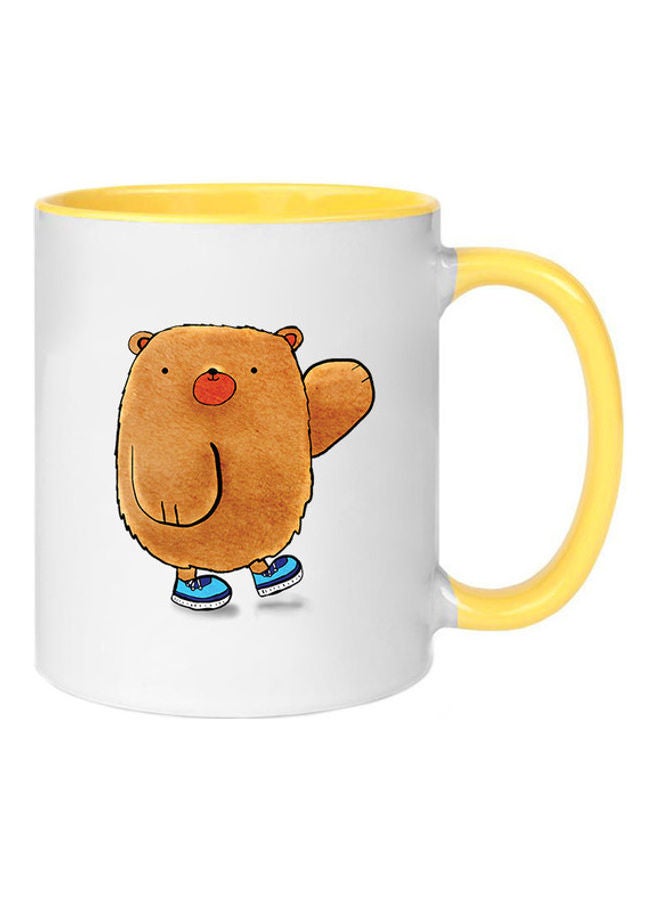 MEC Bear Mug Yellow/White 