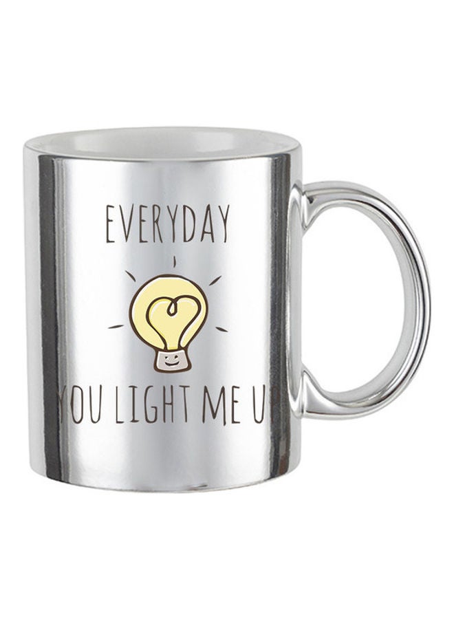 MEC Everyday You Light Me Up Special Mug Silver 