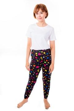 Miss London Elasticated Printed Pyjama Multicolour  - Image 5