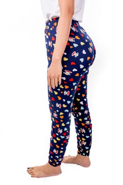 Miss London Elasticated Printed Pyjama Multicolour  - Image 2