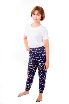 Miss London Elasticated Printed Pyjama Multicolour  - Image 5