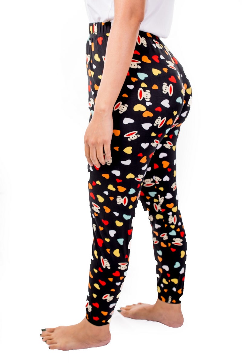 Miss London - Elasticated Printed Pyjama Multicolour - Image 1