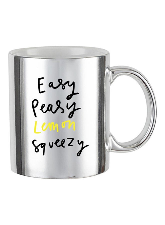 MEC - Easy Peasy Lemon Squeezy Special Mug Silver - Image 1