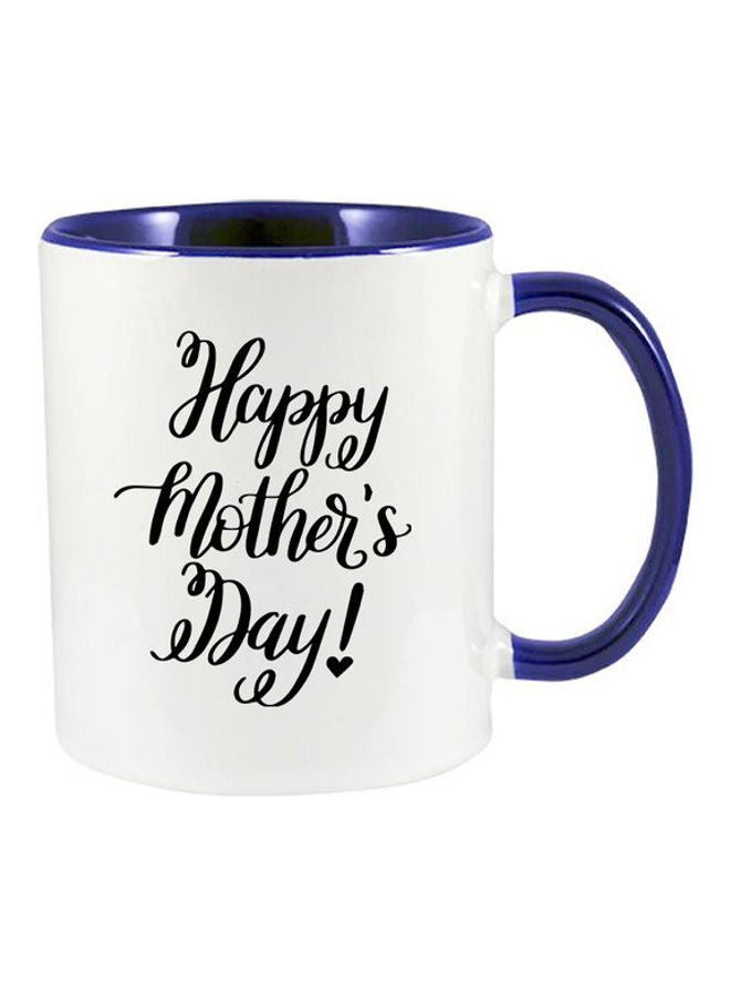 MEC Happy Mothers Day Mug Blue/White