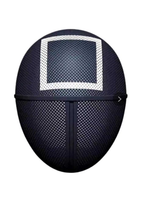 Squid Game Mask Square Pattern 28cm