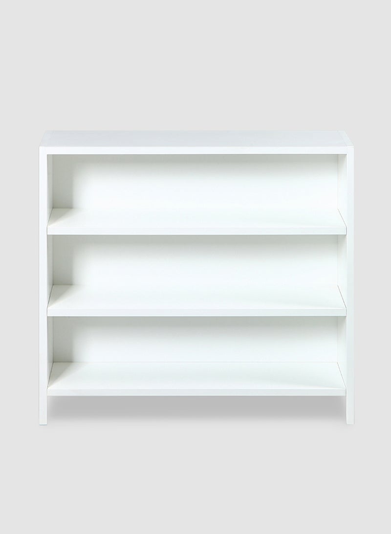 Switch - Book Shelf Storage Cabinet Rack Shelf Bookcase - Store Your Book Library In White Clay Low Cube Collection - White 640*170*600mm - Image 1