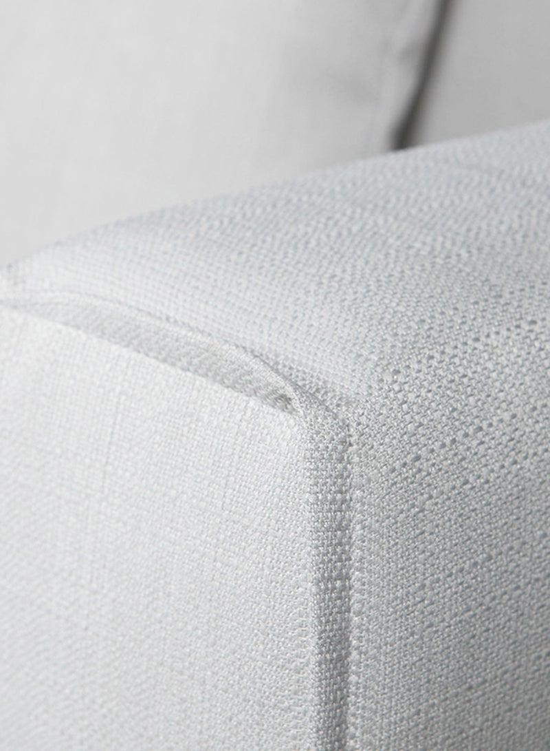 ebb & flow - L-Shape Sofa - Upholstered Fabric with Wood Leg Couch - Sofa Bed Relaxing Sofa- Grey 3022*1808*780mmmm - Image 1