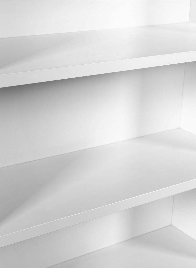 Switch - Book Shelf Storage Cabinet Rack Shelf Bookcase - Store Your Book Library In White Asher Cube Collection - White 800*280*2020mm - Image 1