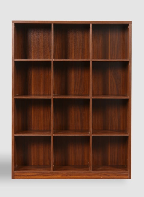 Book Shelf Storage Cabinet Rack Shelf Bookcase - Store Your Book Library In Brown Arlo Cube Collection - Brown 1119*281*1470mm