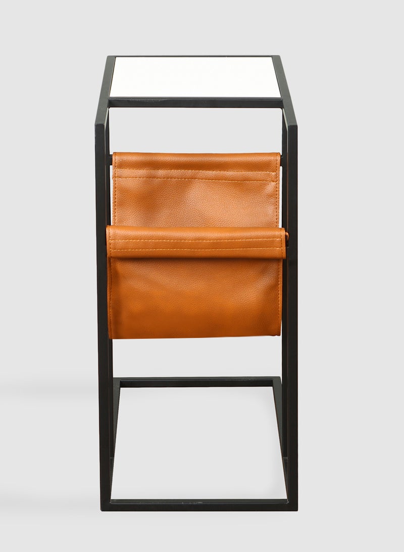 Switch - Side Table - In White/Black - Used Next To Sofa As Coffee Corner White/Black 315*550*650mm - Image 1