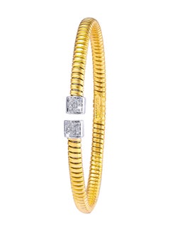 LIALI JEWELLERY 18K Gold Tessitore Bangle 