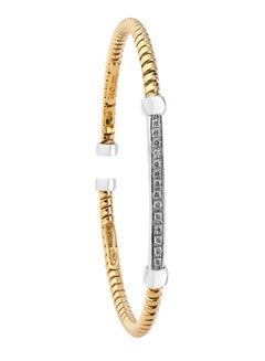 LIALI JEWELLERY 18K Gold Tessitore Bangle 