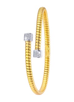LIALI JEWELLERY 18K Gold Tessitore Bangle 
