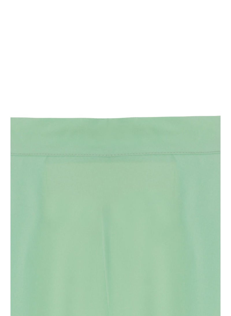Aila Women'S Casual Slim Fit Plain Basic Pant Light Green  - Image 5