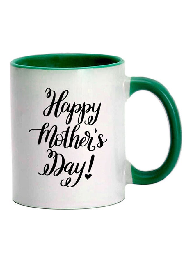 MEC Happy Mothers Day Printed Mug Green/White
