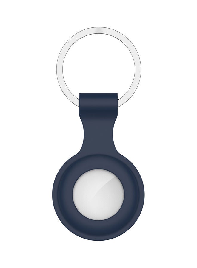 Generic - Silicone Protective Sleeve Replacement for Apple Airtags Tracker Army Blue - Image 1