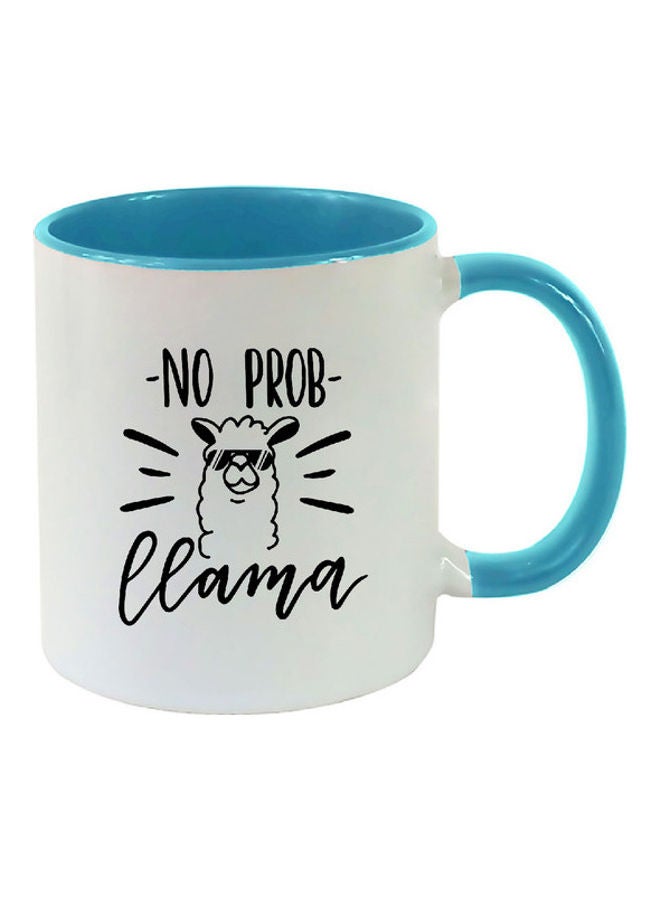 MEC No Probllama Mug Blue/White
