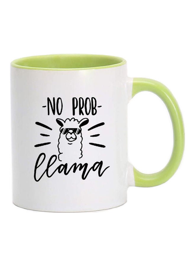 MEC No Probllama Mug Green/White