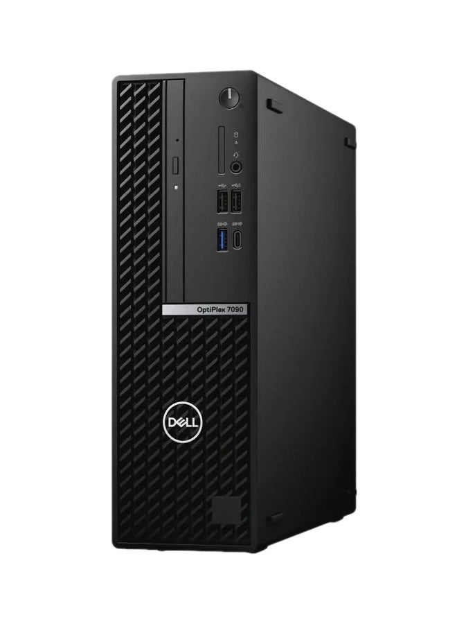 DELL - Optiplex 7090MT Tower PC, Core i7 10th Generation/8GB RAM/1TB HDD+256GB SSD/Intel UHD Graphics International Version Black - Image 1