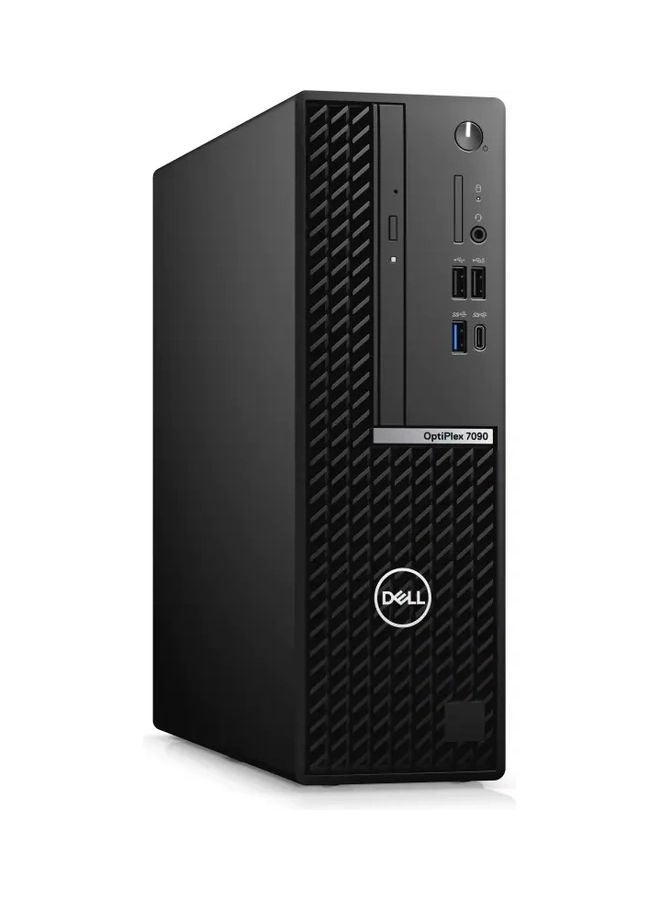 DELL - Optiplex 7090MT Tower PC, Core i7 10th Generation/8GB RAM/1TB HDD+256GB SSD/Intel UHD Graphics International Version Black - Image 1