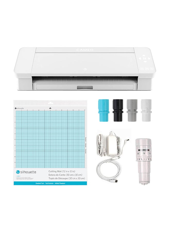 Silhouette - Cameo 4 Desktop Digital Cutter White - Image 1
