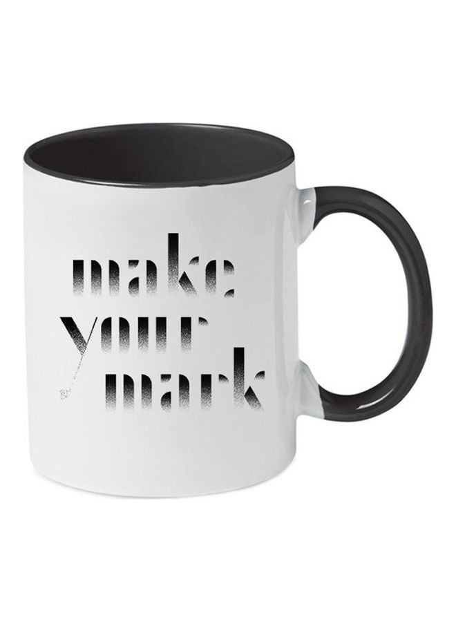 MEC Make Your Mark Printed Mug Black/White 