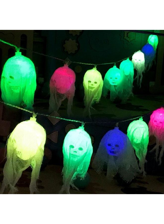 SAPU - Halloween Skull LED Lights Multicolour 2.5meter - Image 1
