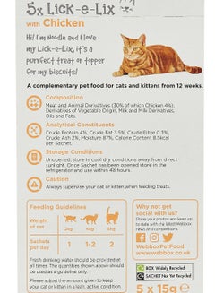 Webbox Cat Delight Lick-E-Lix Yoghurt And Chicken Cream Multicolour 75grams  - Image 3