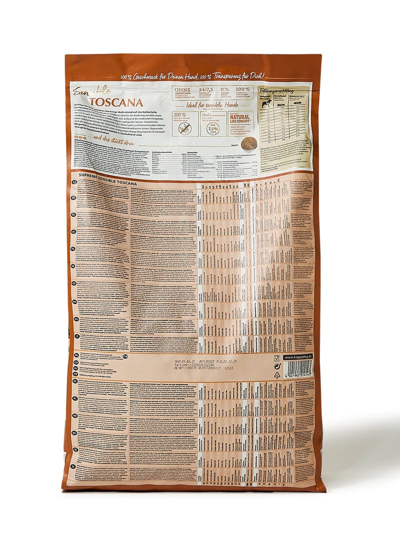 HAPPY DOG Sensible Toscana Dry Food - Ente And Lachs 4kg - Image 2