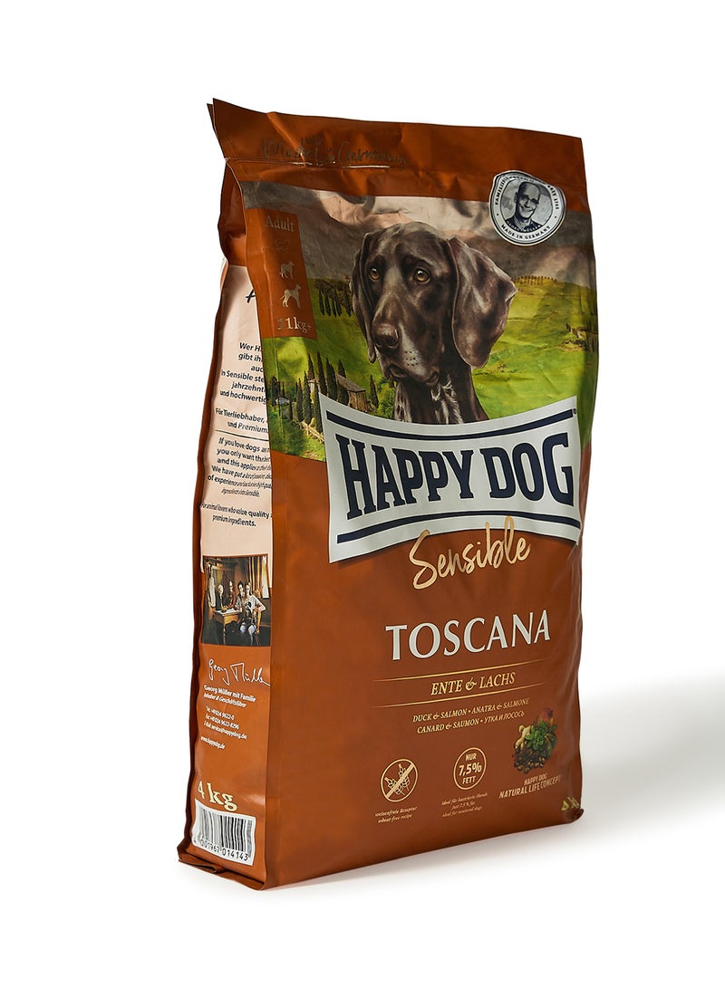 HAPPY DOG Sensible Toscana Dry Food - Ente And Lachs 4kg - Image 3