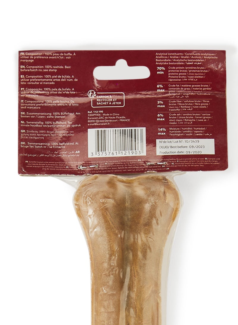 Pressed Bone Dog Chew Brown 8.5inch