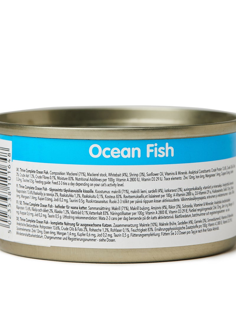 THRIVE Complete Cat Wet Food - Ocean Fish Multicolour 75grams - Image 3