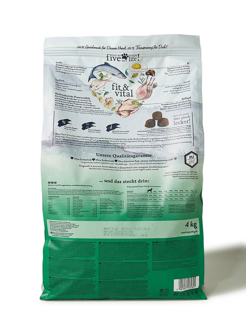 HAPPY DOG Fit And Vital Dry Food 4kg - Image 2