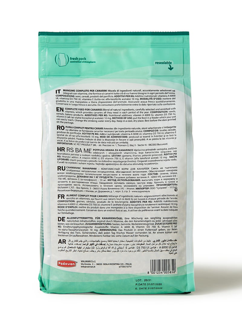 بادوفان علف صن مكس كاناريني كامل للكناري 850جرام - Image 2