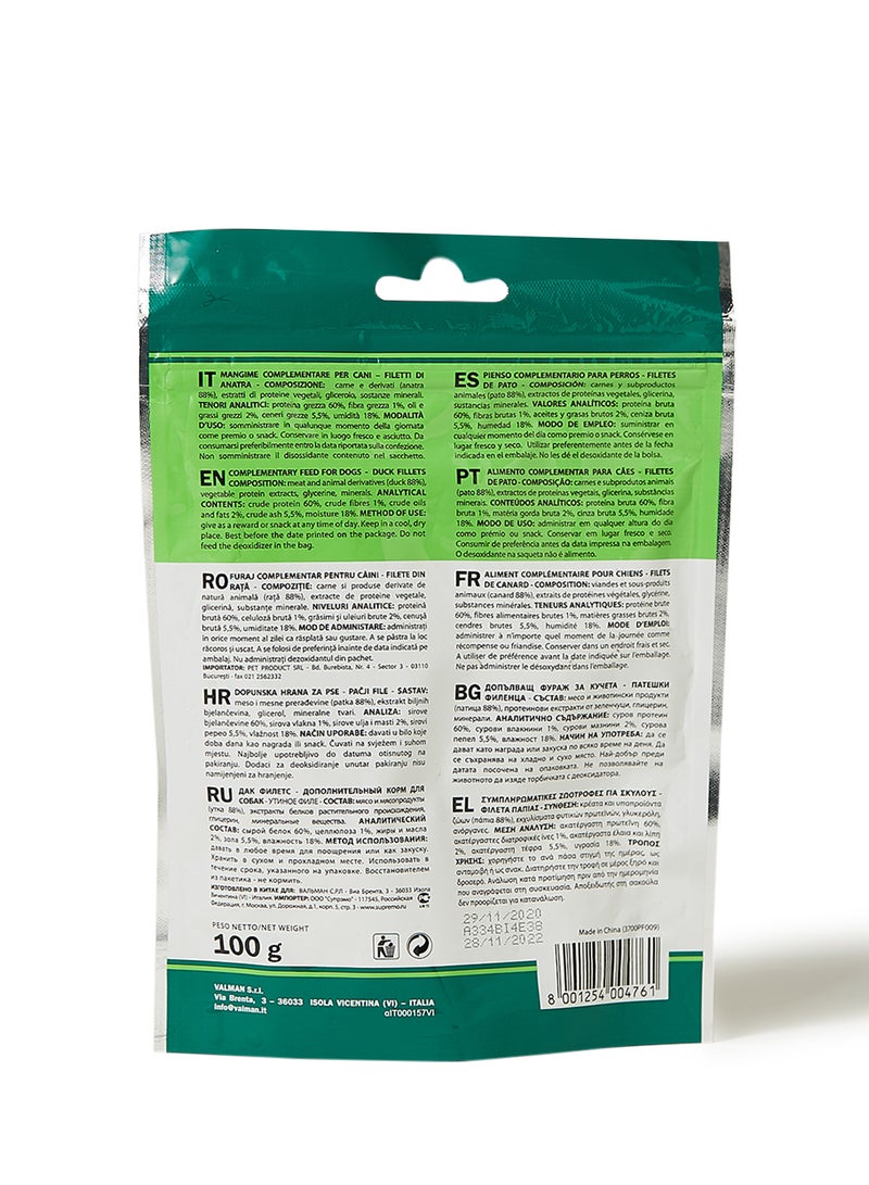 Padovan Duck Fillets Snack Brown 100grams - Image 2
