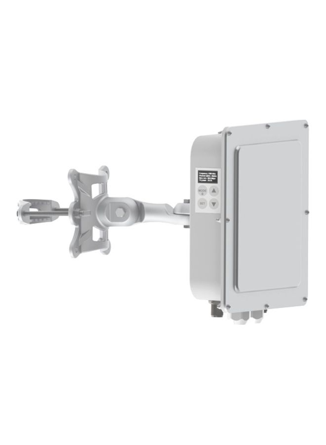 LigoWave - PTP 5-N Unity N-Type Connectors Point-To-Point Backhaul Device 4.780 – 6.100 GHz Support White - Image 1