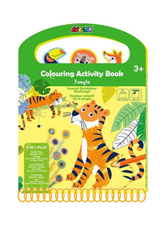أفينير كتاب الأنشطة للتلوين في الغابة - Image 1