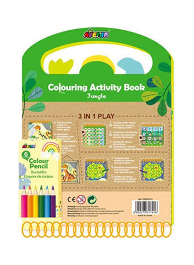 أفينير كتاب الأنشطة للتلوين في الغابة - Image 2
