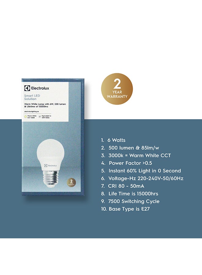 الكترولوكس مصباح شمعة LED أبيض  - Image 5