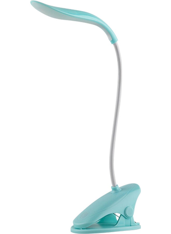 Portable Clip on Desk Lamp LED Night Light for Bed Reading Working Blue/White 20 x 13 x 17cm  - Image 1
