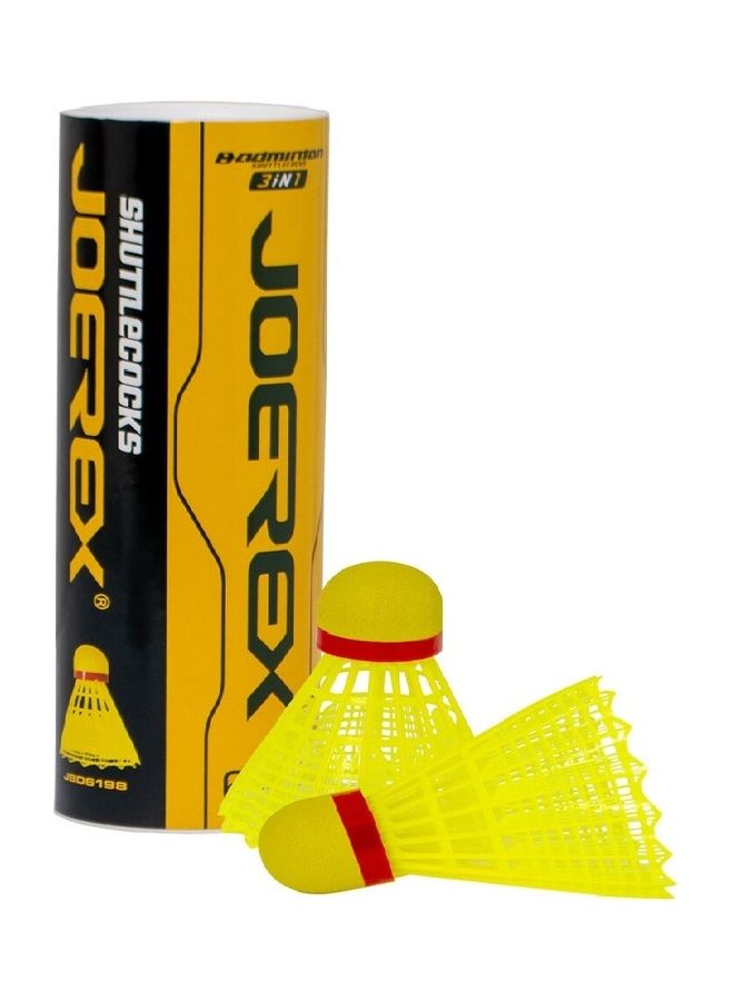 جوريكس طقم كرات تنس الريشة من النايلون مكون من 6 قطع . 24x7x7سم - Image 4